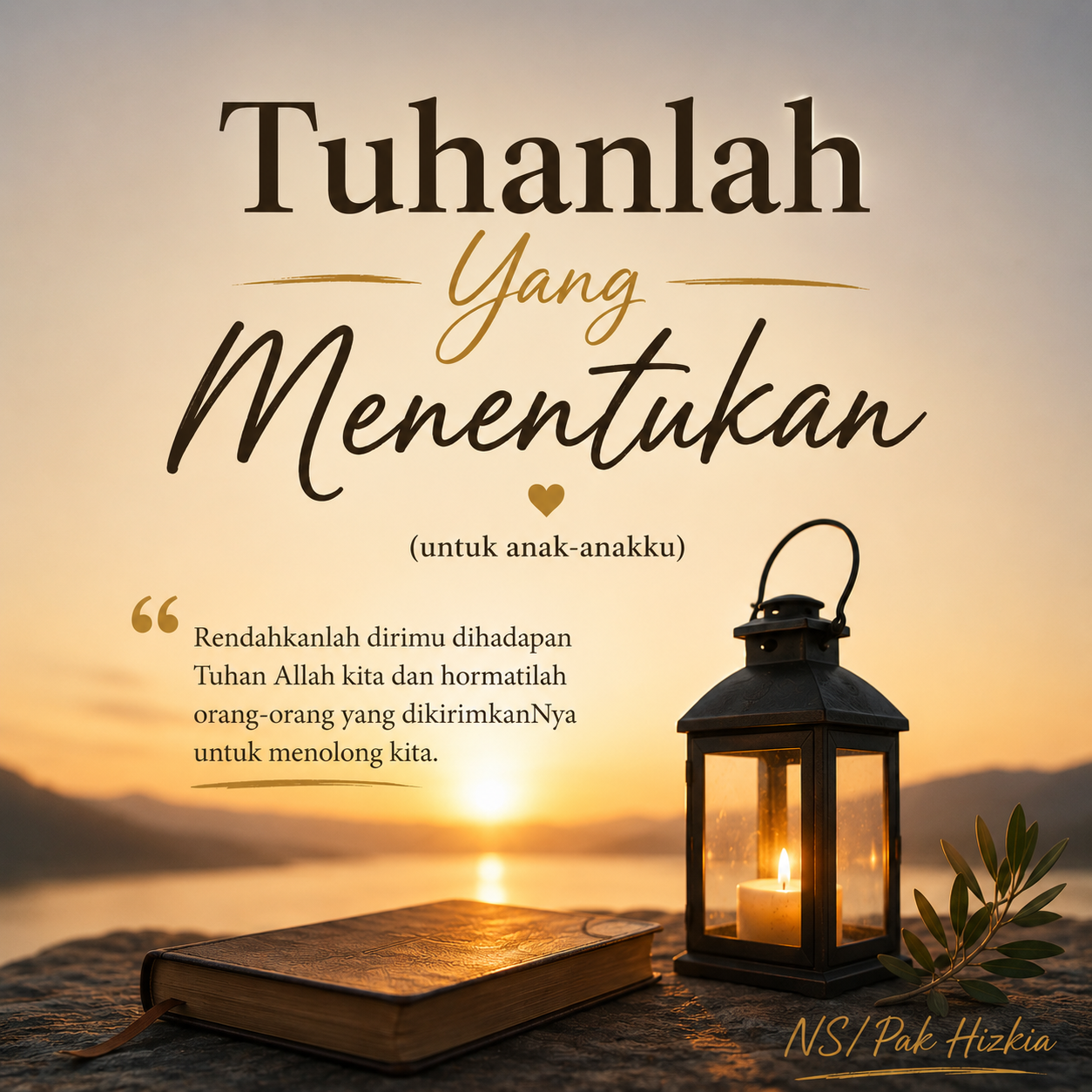 Tuhanlah Yang Menentukan